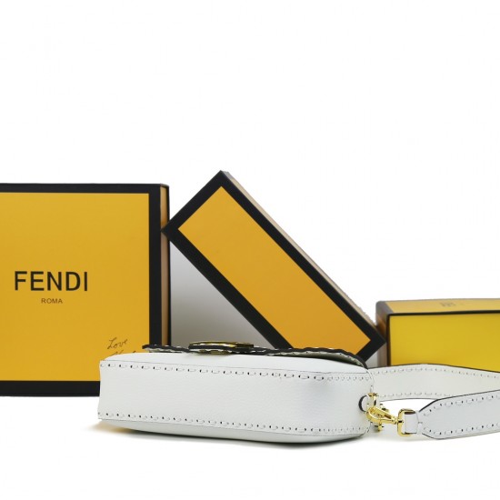 290 FirecrackersFendi BaguetteMedium baguetteCuoio RomanoMade of cowhide leatherHand-stitched and embellished with FF claspFeatures a front flap with magnetic closureInterior compartment with zippered pocketFeatures a leather Selleria seal with gold-tone 