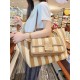 Striped baguette bag on the body effect reference 3321