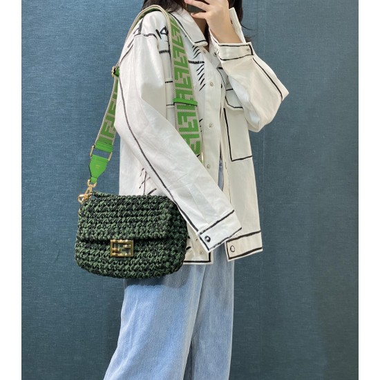 Knitted Baguette Bag 7713