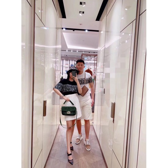 Knitted Baguette Bag 7713