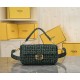 260 Now FI New Old Flower Woven Baguette Iconic Baguette Medium Handbag with Flap Design with FF Magnetic Buckle Closure FF Jacquard Fabric Woven Strap Superb on the body to see the highest rate of pieces can be a variety of vintage with the classic style