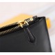 Brand FENDI Fendi models organ gold iron piece handbag Item No. 168568 color black gold hardware size 30202 material head layer imported Napa cowhide FENDI pouch Fendi handbag super explosive models to come pull the head layer Napa cowhide hand-stitched f