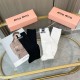 99 with packaging a box of two pairs of MIUMIU Miao super pop models net red socks M official website synchronization knitted letters calf socks ins star net red recommended hot to the extreme cotton material thin soft breathable four seasons universal Eu