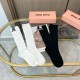 99 with packaging a box of two pairs of MIUMIU Miao super pop models net red socks M official website synchronization knitted letters calf socks ins star net red recommended hot to the extreme cotton material thin soft breathable four seasons universal Eu