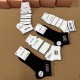 80 Miumiu Miu new women's socks in a box of five pairs of jacquard classic miumiu letters breathable soft and comfortable ultra-hot small single product big brand out of the street hipster must-have super good match
