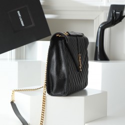 270 square SaintLaurent SaintLaurentSLP counter latest version Market exclusive Decorative interlocking metal YSL logo The hardware is flawless Original ball stripe pattern The handfeel is superb The details are exquisite handmade Exquisite single shoulde