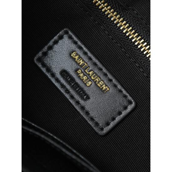 180 Black Gold YSL Market Exclusive Beaten and molded to order The highest version of the market strong YvesSaintLaurent embroidery line handbag Italian calfskin hand feel super The first in the market Size 30Cm Model 1850