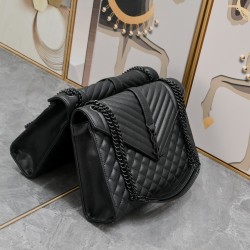 270 square SaintLaurent SaintLaurentSLP counter latest version Market exclusive Decorative interlocking metal YSL logo The hardware is flawless Original ball stripe pattern The handfeel is superb The details are exquisite handmade Exquisite single shoulde