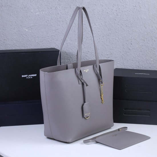 Back in stock 260 full cowhide leather YSL new shopping bag casual versatile oversized lining space worry-free safe easy to travel this season should have a size 333115cm opening size 45cm model 1860