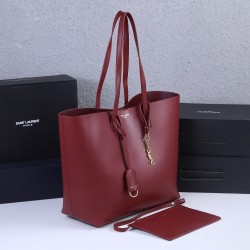 Back in stock 260 full cowhide leather YSL new shopping bag casual versatile oversized lining space worry-free safe easy to travel this season should have a size 333115cm opening size 45cm model 1860