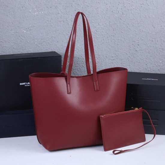 Back in stock 260 full cowhide leather YSL new shopping bag casual versatile oversized lining space worry-free safe easy to travel this season should have a size 333115cm opening size 45cm model 1860