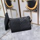 160 Black Buckle YSL Market Exclusive Beaten and molded to order The highest version of the market strong YvesSaintLaurent Embroidery line handbag Italian calfskin hand feeling super The first in the market to be launched Size 30Cm Model 1850