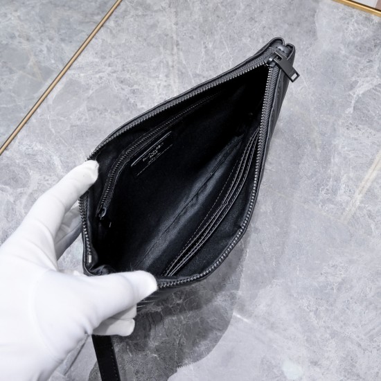 160 Black Buckle YSL Market Exclusive Beaten and molded to order The highest version of the market strong YvesSaintLaurent Embroidery line handbag Italian calfskin hand feeling super The first in the market to be launched Size 30Cm Model 1850