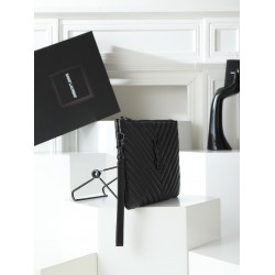 180 Black Buckle YSL Market Exclusive Beaten and molded to order The highest version of the market strong YvesSaintLaurent embroidery line handbag Italian calf leather hand feeling super The first in the market Size 30Cm Model 1850