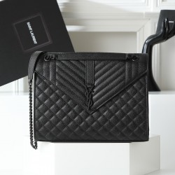 270 square Saint Laurent SaintLaurentSLP counter latest edition Market exclusive Decorative interlocking metal YSL logo The hardware is flawless Original ball stripe pattern The handfeel is superb The details are exquisite handmade Exquisite single should