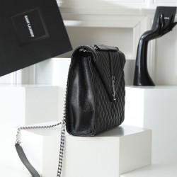 270 square SaintLaurent SaintLaurentSLP counter latest version Market exclusive Decorative interlocking metal YSL logo The hardware is flawless Original ball stripe pattern The handfeel is superb The details are exquisite handmade Exquisite single shoulde