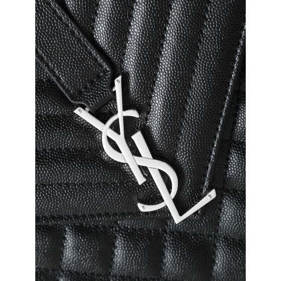 270 square SaintLaurent SaintLaurentSLP counter latest version Market exclusive Decorative interlocking metal YSL logo The hardware is flawless Original ball stripe pattern The handfeel is superb The details are exquisite handmade Exquisite single shoulde