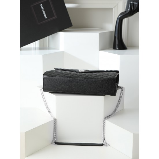 270 square SaintLaurent SaintLaurentSLP counter latest version Market exclusive Decorative interlocking metal YSL logo The hardware is flawless Original ball stripe pattern The handfeel is superb The details are exquisite handmade Exquisite single shoulde