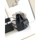 700 Chanel 23P super hot plain calf leather double backpack model 3860 The physical is very small and the old duma about the same size Undoubtedly still a premium model is very difficult to buy On the body is very good with the very durable will become a 