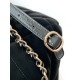 730 Chanel 25N Black Velvet Shoulder Bag Ski Season's Velvet Shoulder Bag Super Beautiful Top Very Light Feeling Soft Zan R Zan R Model No. AS5679 Size 251025 Matching Packaging