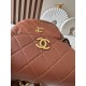 950 Upgrade back to stock ChaneVintage shoulder bag It's no exaggeration to say that this is a vintage backpack that can be passed on to future generations Classic double c logo diamond pattern with gold metal Leather chain shoulder strap texture full of 