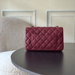 710 upgraded version of the full name Classic Fla0 1116 fine ball particles ball pattern large Mini leather original Haas small ball caviar lining imported lambskin hardware 24K plating all steel hardware size 12206cm classic CF is to have people fall in 