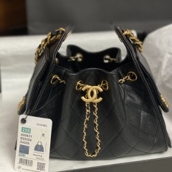 700 25p mini size chanel chanel hobo underarm bag hippie underarm bag small vintage gold coin button drawstring bucket bag diamond pattern vintage denim with leather classic chain design high class sense of daily travel must-have look beautiful texture wh
