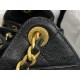 700 25p mini size chanel chanel hobo underarm bag hippie underarm bag small vintage gold coin button drawstring bucket bag diamond pattern vintage denim with leather classic chain design high class sense of daily travel must-have look beautiful texture wh