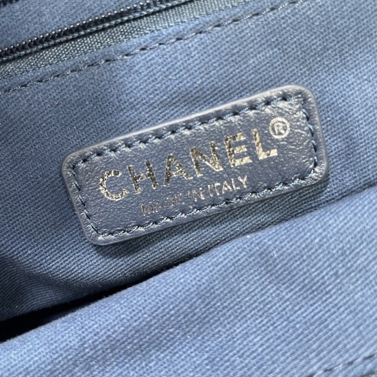 660 Exclusive real Chanel original denim hip mom must-have 92240 small 30x22x14cm 92241 large 38x29x15cm