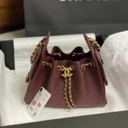 700 25p mini size chanel chanel hobo underarm bag hippie underarm bag small vintage gold coin button drawstring bucket bag diamond pattern vintage denim with leather classic chain design high class sense of daily travel must-have look beautiful texture wh