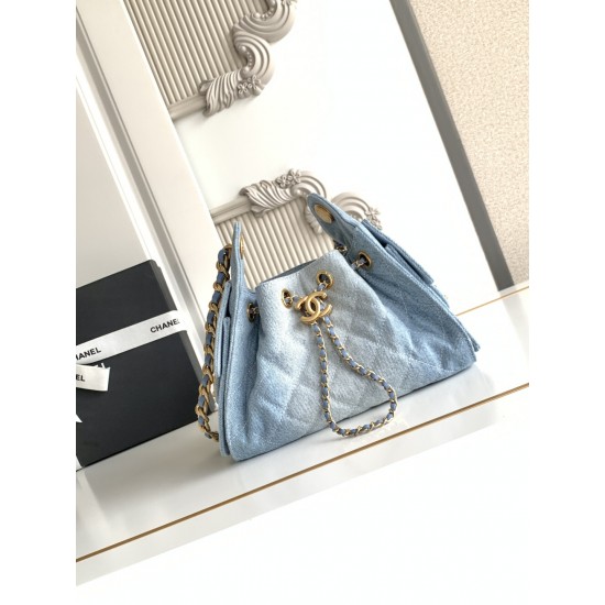 660 AS5631 CHANEL 25 Another model named after the year 25c Denim Hipster Bag Chanel hobo Underarm Bag Hippie Underarm Bag Small Vintage Gold Coin Button Drawstring Bucket Bag Lingerie Vintage Black Gold Classic Chain Design Premium Feeling Essential for 