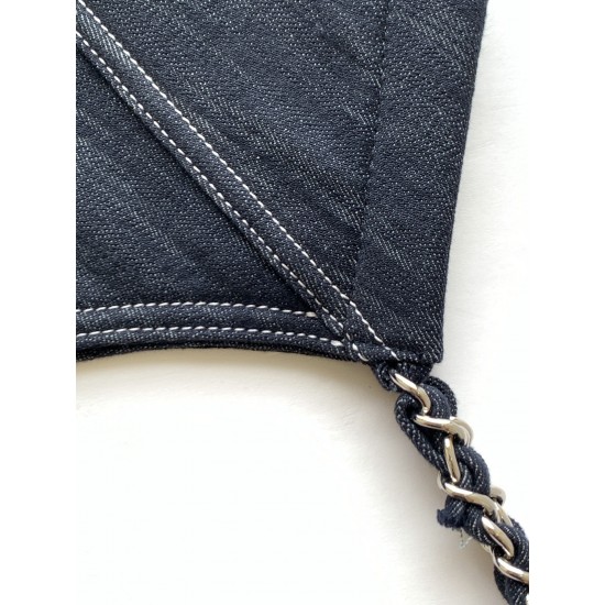 650 Chanel Cowboy Large Cowboy Bag Chanel Chanel Classic Perpetual Model vintega Cowboy Tote Chain Bag Double c Large Logo Bag Classic in the ceiling in kind is really durable and practical very good with the capacity is also super large Model No. AS2138 