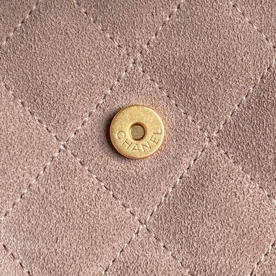 860 Chane125C show models HOBO BAG hippie bag AS5311 unique design style suede with gold metal super absolute good with the upper body feel much better than the picture capacity is very touching left and right sides and double C logo elegant retro Paris b