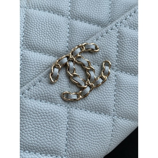 580 25A Cross Handle Leather Horizontal Large Horizontal flap design Retro and fashionable Leather interlocking chain handle is absolutely beautiful High-end sense of full of feel is also first-class Whether you are shoulder or handheld can easily manage 