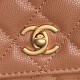 680 Chanel25B Woc Double C logo handle AP4785 Exquisite handle design is more fashionable Grain cowhide leather with metal vintage hardware texture wear-resistant and durable Classic design style versatile and practical Really exquisite Oh high value Smal