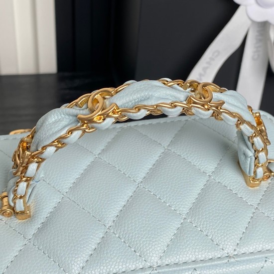 710 Chanel25B Double C logo handle cosmetic case AP4799 Exquisite handle design more fashionable Grain cowhide leather with metal vintage hardware texture wear-resistant and durable Classic design style versatile and practical Really exquisite Oh high val