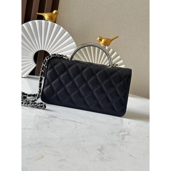 650 organ bag ohanel25p black silver handle at a glance fell in love with the paragraph handle and logo are drip design bling bling too beautiful sense of high class black system ensemble super love handsome cool beauty each one is the interpretation of s