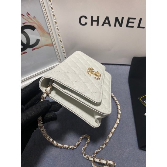 450 large explosive Chane AP1794 new imported cowhide fine ball pattern woc too love at a glance on the logo than the classic model of the larger half wear leather half wear gold chain is very delicate capacity do not worry about the loaded can be loaded 