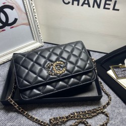 450 large explosive Chane AP1794 2020 new sheepskin woc too love at a glance on the logo than the classic model of the larger half wear leather half wear gold chain very exquisite capacity do not have to worry about the size of the fit all fit size 19cm