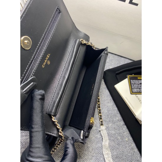 450 large explosive Chane AP1794 2020 new sheepskin woc too love at a glance on the logo than the classic model of the larger half wear leather half wear gold chain very exquisite capacity do not have to worry about the size of the fit all fit size 19cm