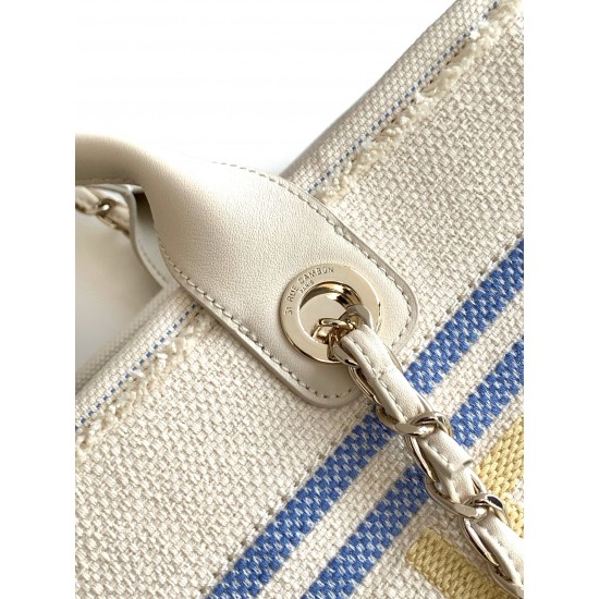 880 Chanel 25c Early Spring Beach Bag Yellow Super Holiday Large Model No. A66941 Size 38