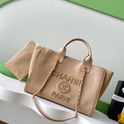 1200 25New Chane Beach Bag Shopper Are you excited Chanel TOTE BAG must have because it's classy because it's unique because it's durable and irrefutable versatile Model No. AS3351 Size 34