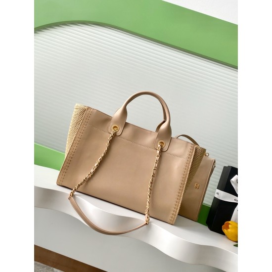 1200 25New Chane Beach Bag Shopper Are you excited Chanel TOTE BAG must have because it's classy because it's unique because it's durable and irrefutable versatile Model No. AS3351 Size 34