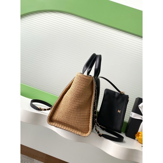 1200 25New Chane Beach Bag Shopper Are you excited Chanel TOTE BAG must have because it's classy because it's unique because it's durable and irrefutable versatile Model No. AS3351 Size 34