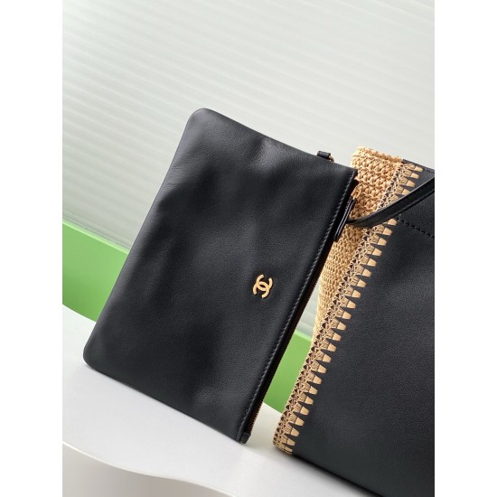 1200 25New Chane Beach Bag Shopper Are you excited Chanel TOTE BAG must have because it's classy because it's unique because it's durable and irrefutable versatile Model No. AS3351 Size 34