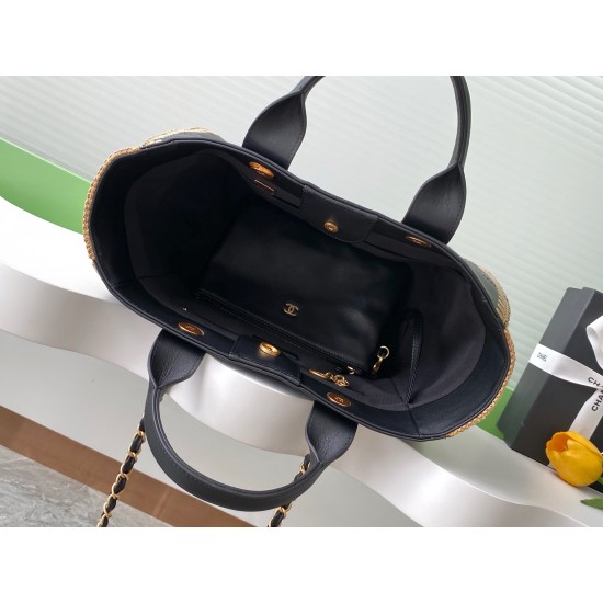 1200 25New Chane Beach Bag Shopper Are you excited Chanel TOTE BAG must have because it's classy because it's unique because it's durable and irrefutable versatile Model No. AS3351 Size 34