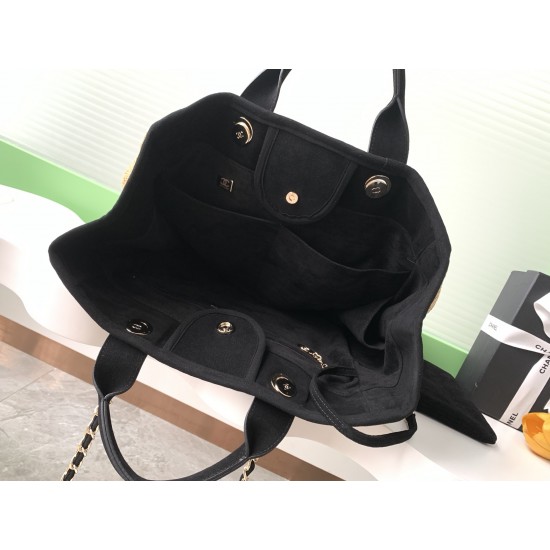 1100 25New Chane Beach Bag Shopper Are you excited Chanel TOTE BAG must have because it's high class because it's unique because it's durable and irrefutable versatile Model No. A66941 Size 38