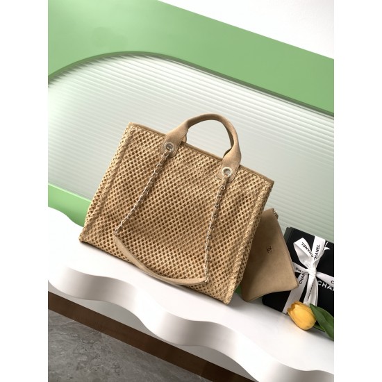 1100 25New Chane Beach Bag Shopper Are you excited Chanel TOTE BAG must have because it's high class because it's unique because it's durable and irrefutable versatile Model No. A66941 Size 38