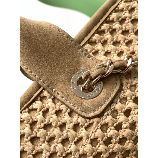 980 25New Chane Beach Bag Shopper Are you excited Chanel TOTE BAG must have because it's high class because it's unique because it's durable and irrefutable versatile Model No. AS3257 Size 34