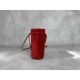 P4805NF460 red new mini bucket bag made of top imported lambskin leather is super soft and cost-effective can manage a variety of styles very playful and cute can be shoulder crossbody handheld shoulder shape varied bag is small but very loaded size 17X14